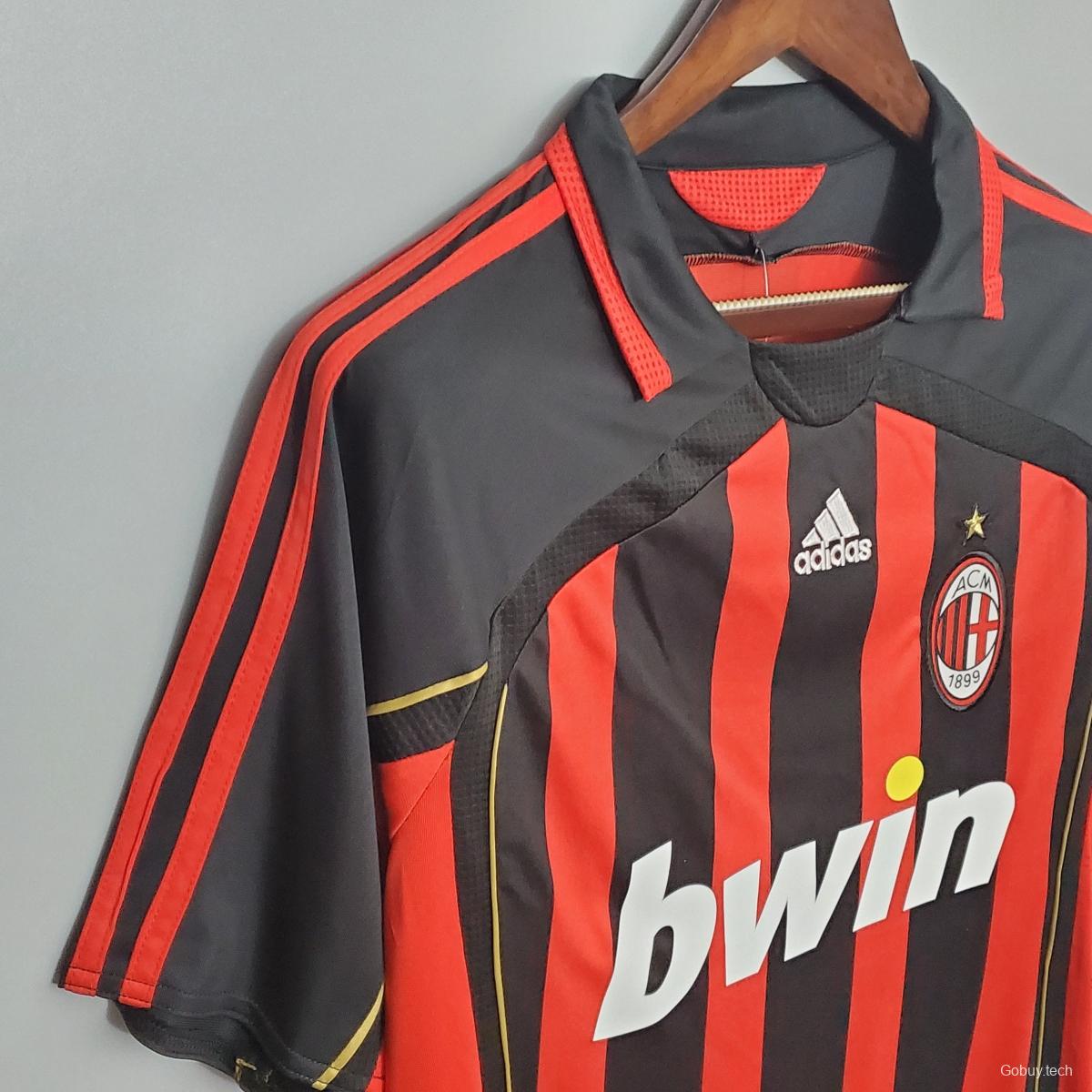 Retro 06/07 AC Milan home Soccer Jersey