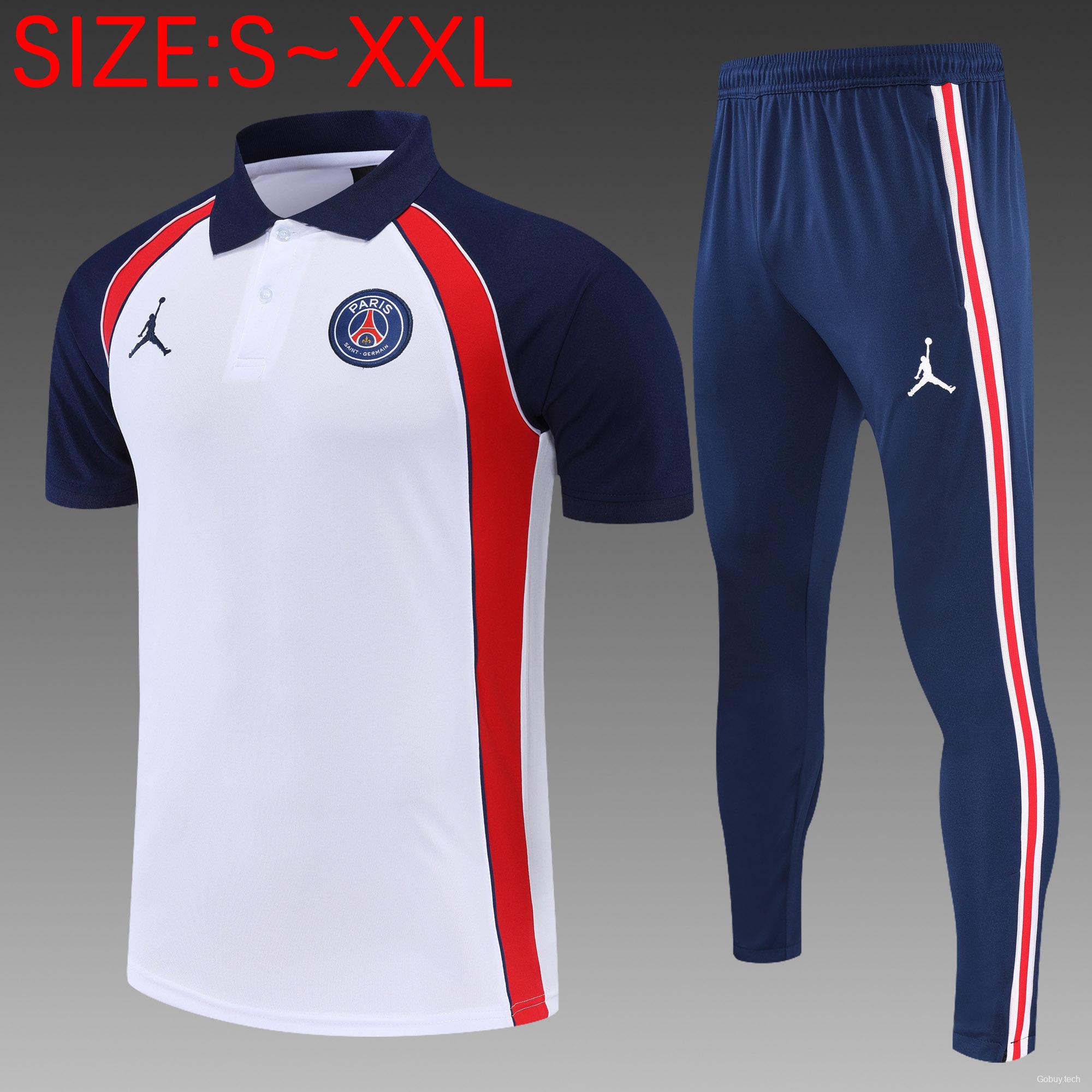 PSG X Jordan POLO kit white and red edge (not supported to be sold separately)