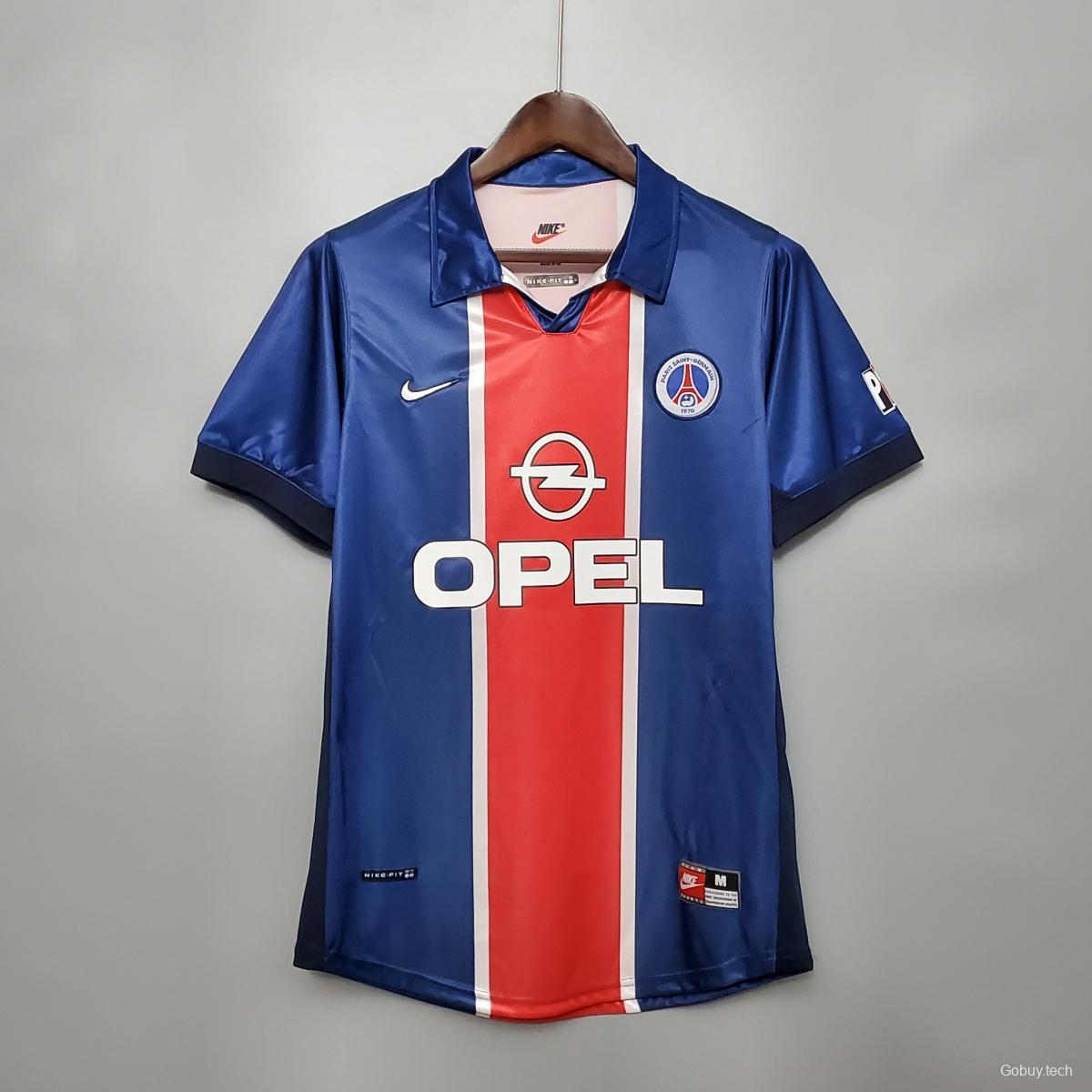 Retro 98/99 PSG home Soccer Jersey