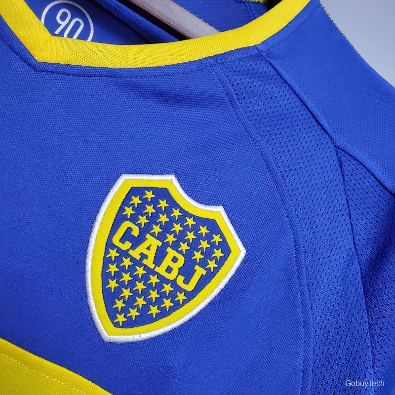 Retro Long Sleeve Boca Juniors 03/04 home Soccer Jersey