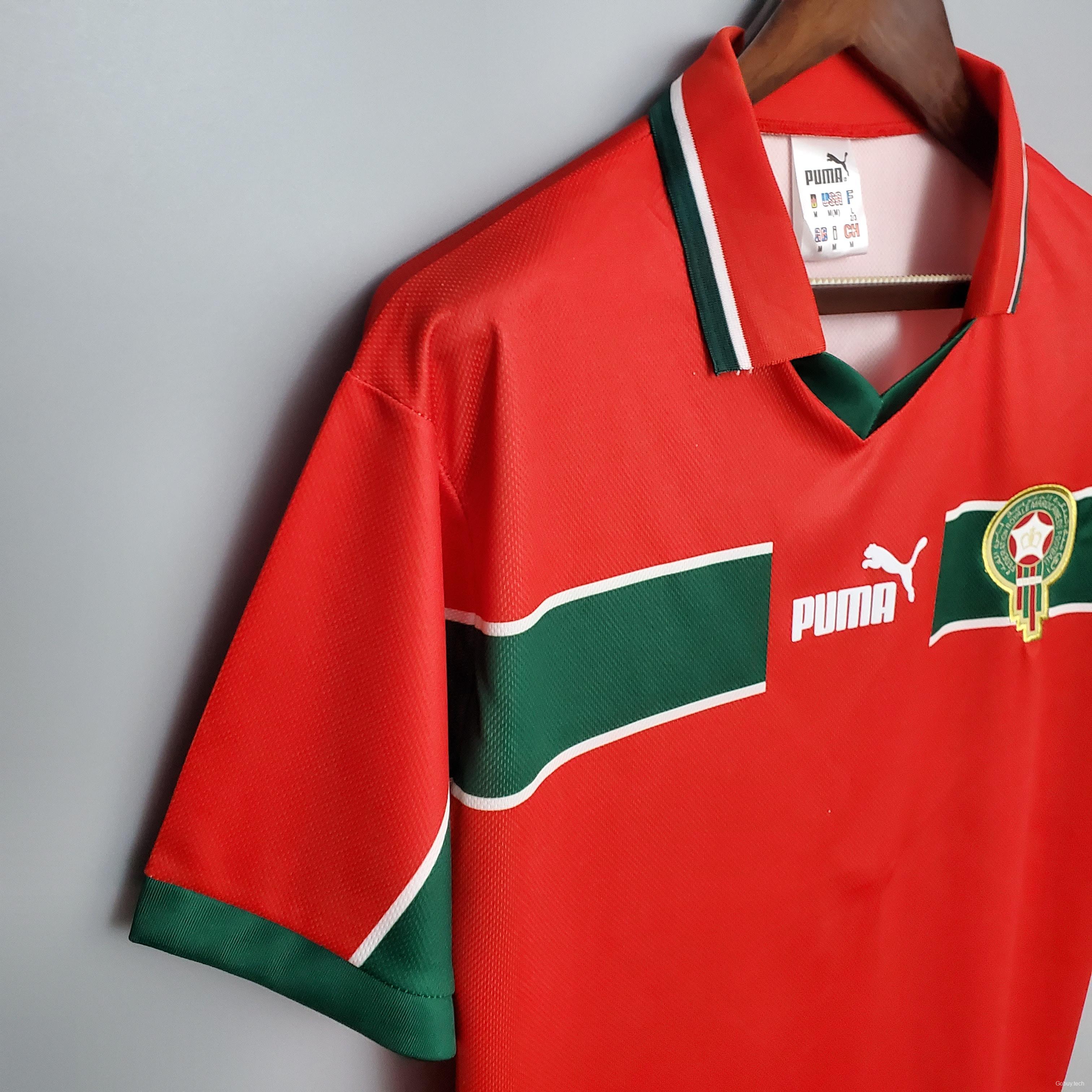 Retro 1998 Morocco away Soccer Jersey