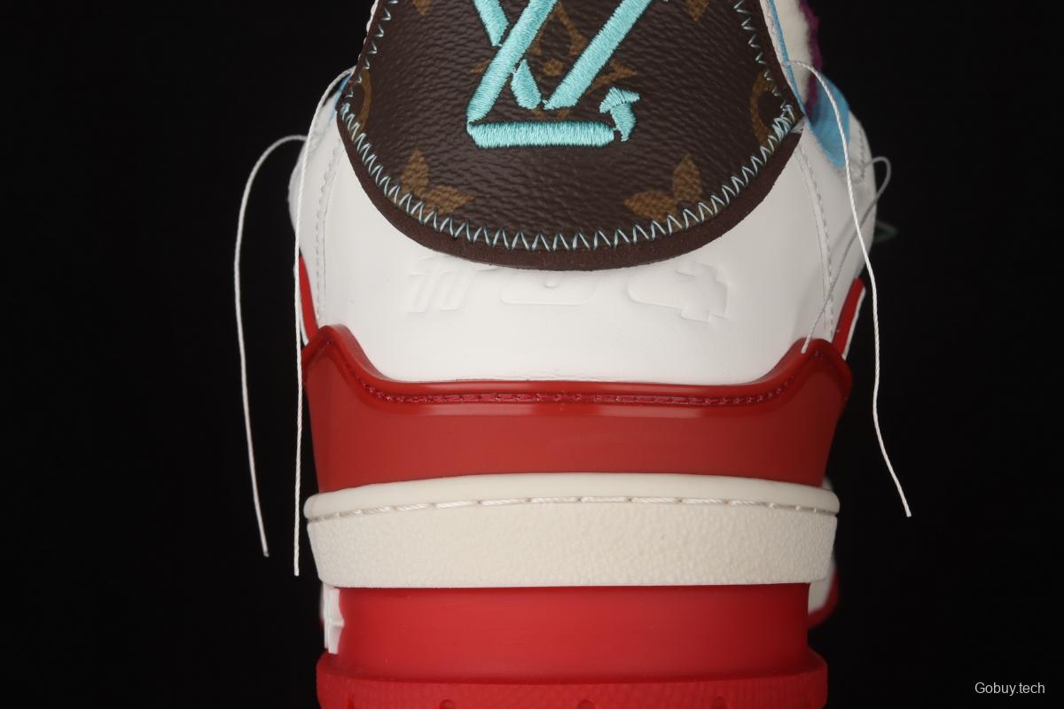 Authentic LV 2021s LV Trainer is limited to the latest color matching in autumn