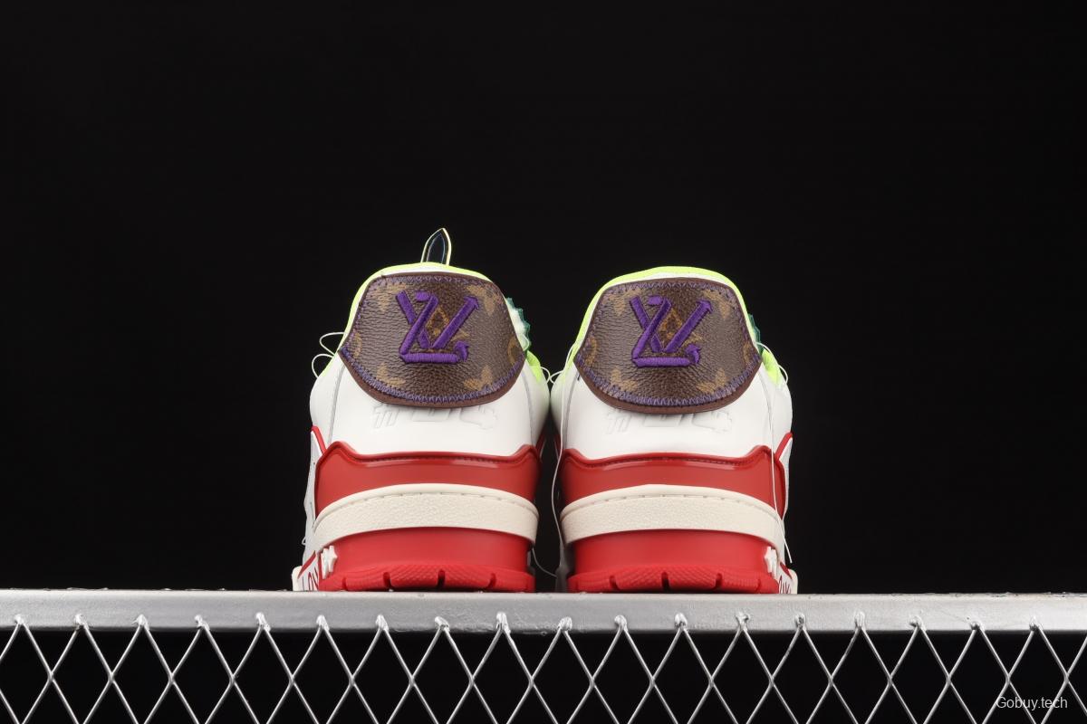 Authentic LV 2021s LV Trainer is limited to the latest color matching in autumn