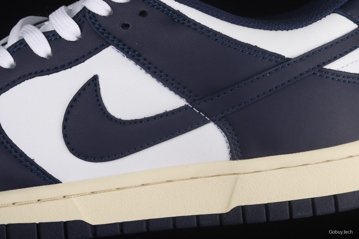 NIKE SB DUNK Low Navy Blue navy blue color SB buckle rebound fashion casual board shoes DD1503-115