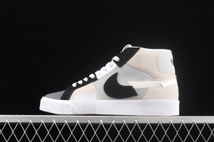 NIKE SB Zoom Blazer Mid PRM splicing broken hook leisure Zhongbang board shoes DA8854-700