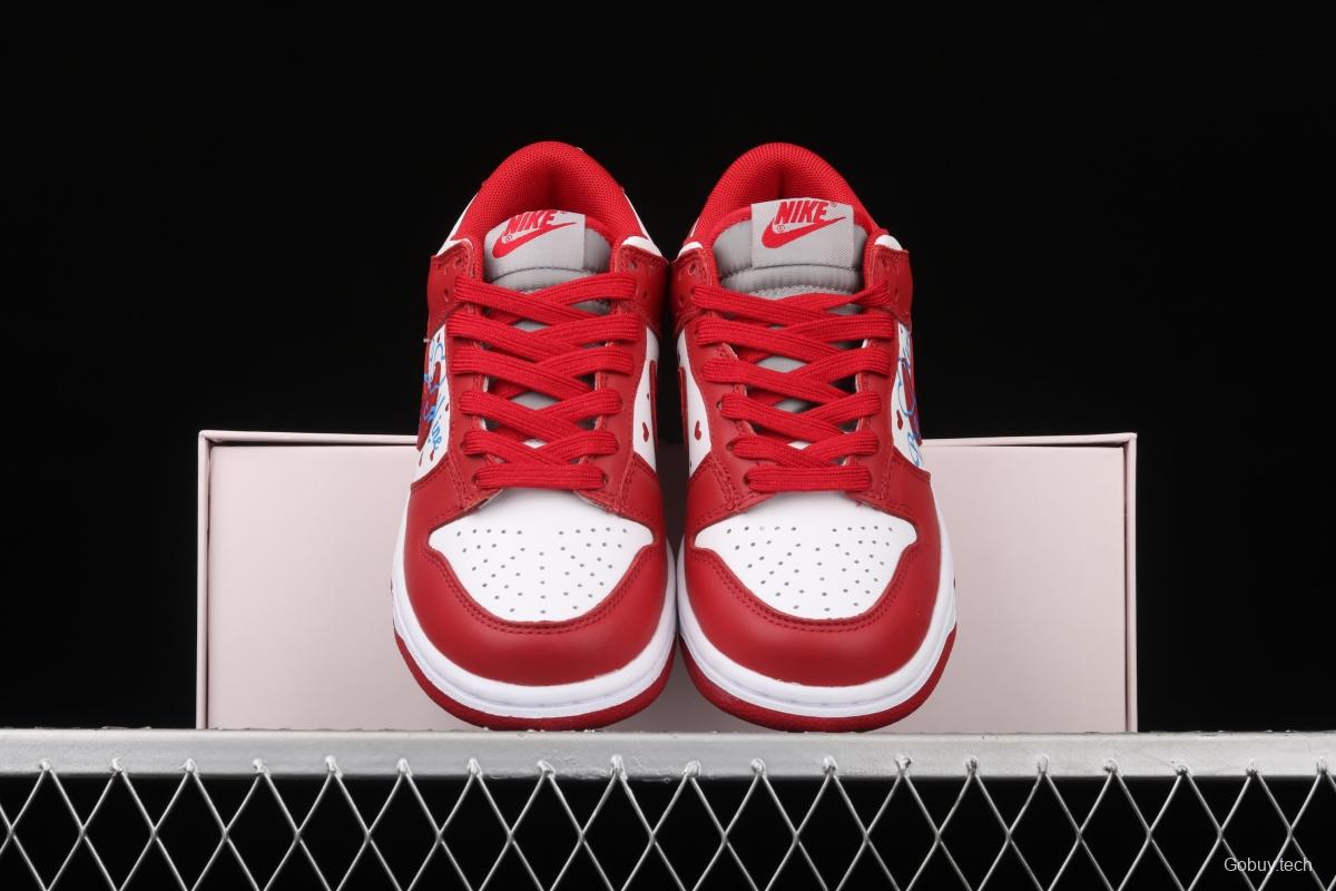 NIKE SB DUNK Low Valentine's Day Valentine's Day Limited gift box dunk series low side leisure sports skateboard shoes DD1391-003