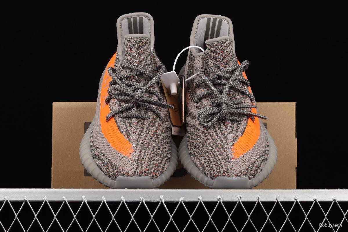 Adidas Yeezy 350 Boost V2 GW1229 Darth Coconut 350 second generation gray orange star