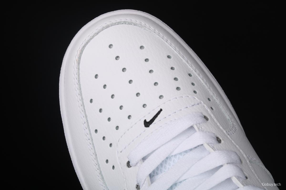 NIKE Air Force 1 Low NBA Pack White and Black Raw Rubber low Band Leisure Sports Board shoes CT2298-101