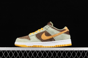 NIKE SB DUNK Low Prm green brown orange SB rebound fashion casual board shoes DH5360-300