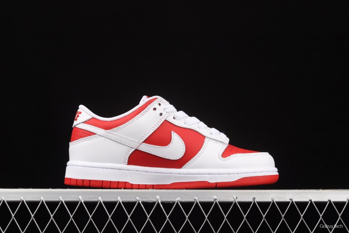 NIKE SB DUNK Retro Low White/University Red University Red Slam Dunk Series low-side leisure sports skateboard shoes CW1590-600