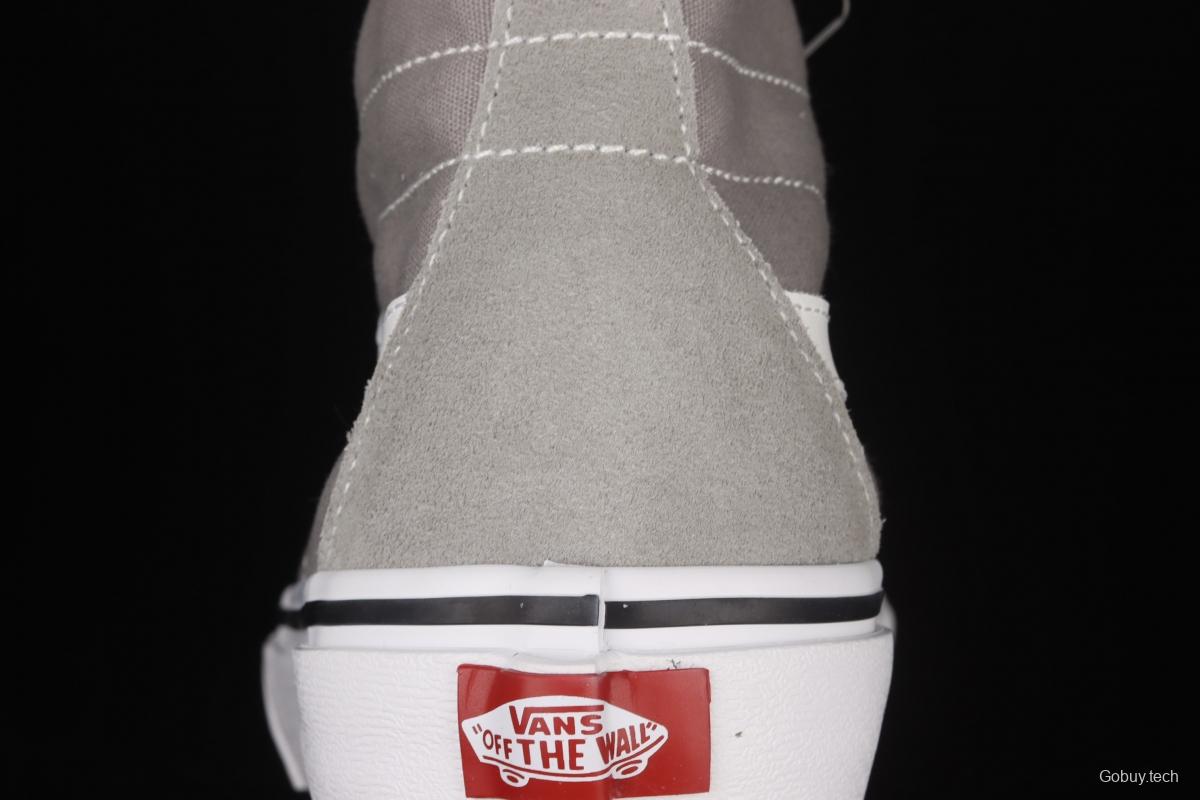 Vans Sk8-Hi Vance light gray Gaobang casual canvas shoes VN0A4U16IYP