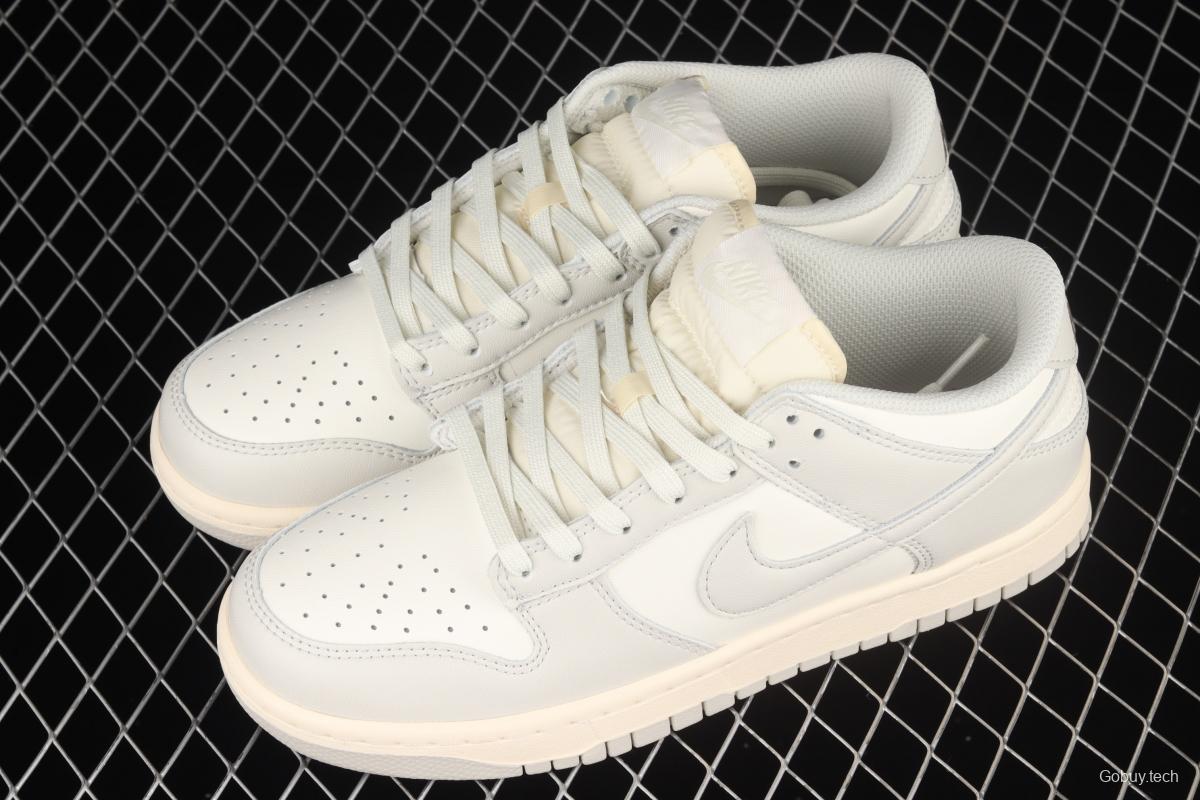 NIKE DUNK Low bone white color SB buckle rebound fashion leisure board shoes DD1503-107