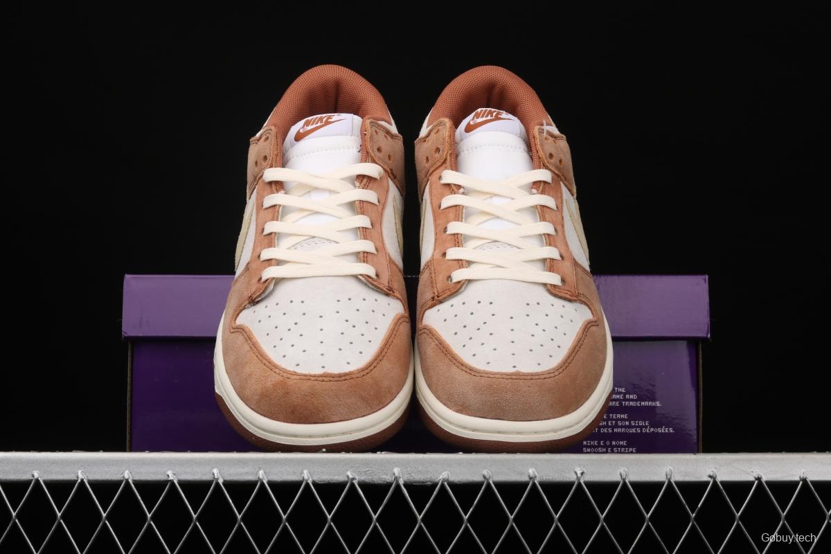 NIKE SB DUNK Low Prm milk brown SB buckle rebound fashion casual board shoes DD1390-100