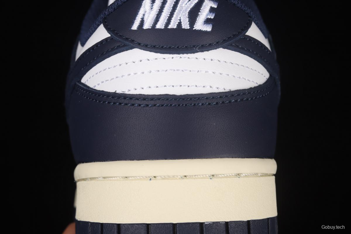 NIKE SB DUNK Low Navy Blue navy blue color SB buckle rebound fashion casual board shoes DD1503-115