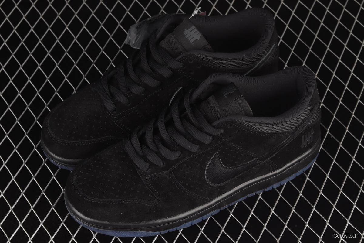 UNDFEATED x NIKE DUNK Low black soul color dunk series low-side leisure sports skateboard shoes DO9329-001