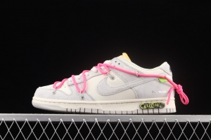 OFF-White x NIKE DUNK Low OW suede SB buckle rebound fashion casual board shoes DJ0950-117