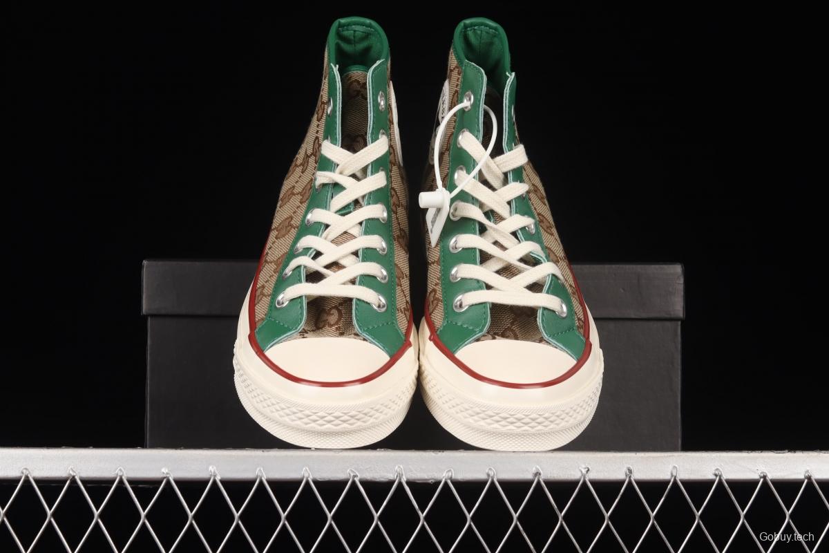 Remake Con Gucci x Converse Converse Trend High Top Casual Sneakers 169769C