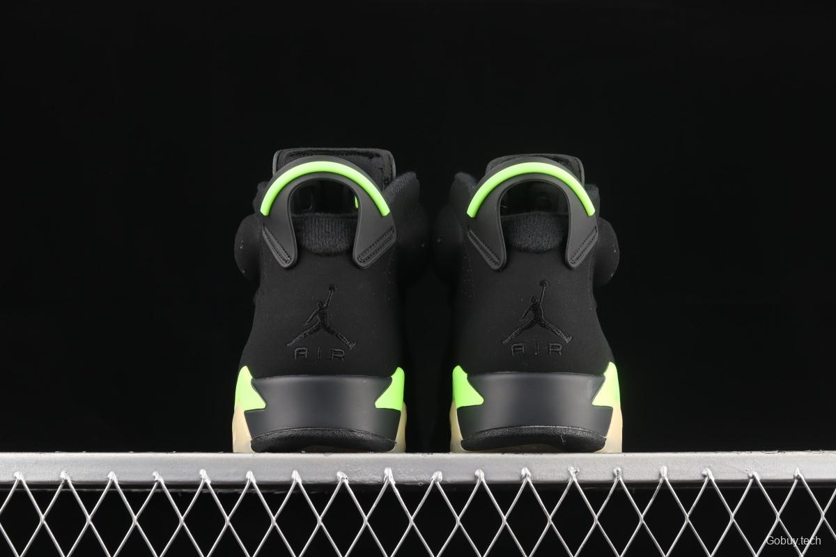 Air Jordan 6 Electric Green suede black green CT8529-003