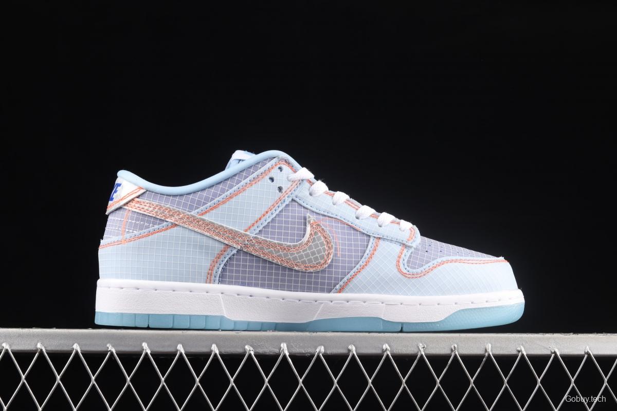 Unlon x NIKE SB DUNK Low joint style sky blue SB buckle rebound fashion leisure board shoes DJ9649-400