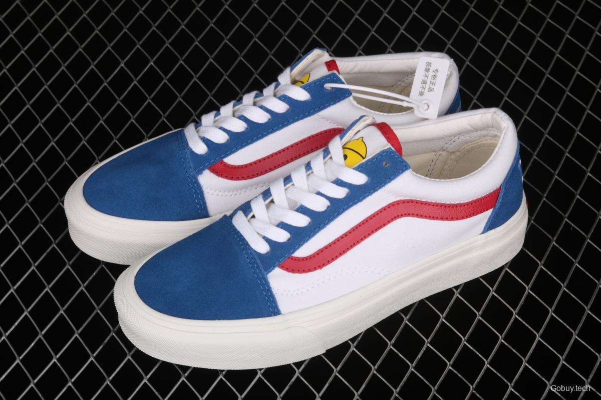 Doraemon x Vans jointly ordered DIY limited edition low upper shoes VN0A45KDVUP