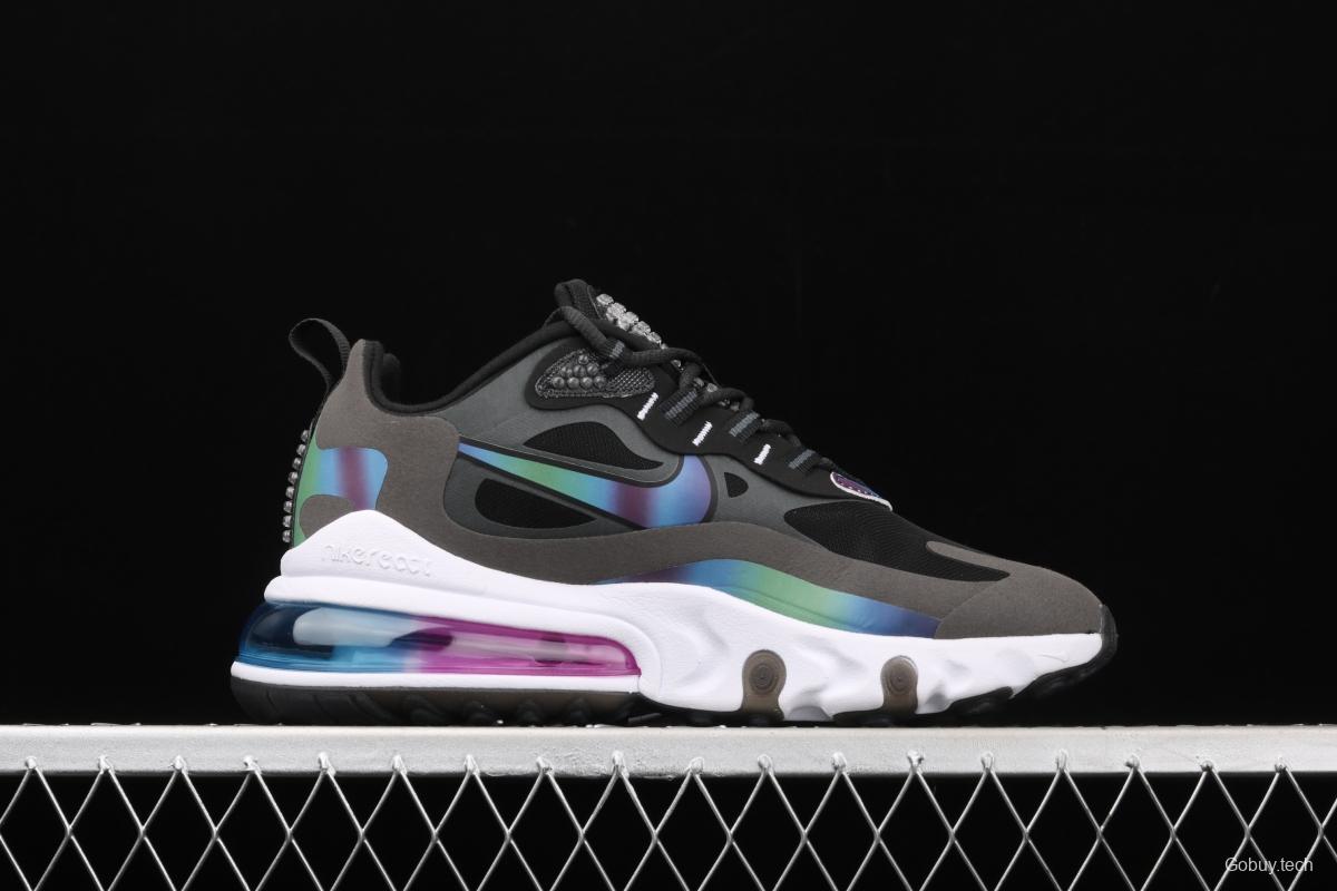 NIKE Air Max 270React new high-frequency mesh function half-palm air cushion cushioning running cloth shoes CT5064-001