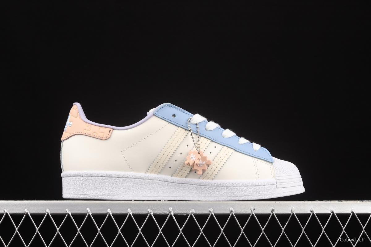 Adidas Superstar GZ3413 shell head classic leisure board shoes