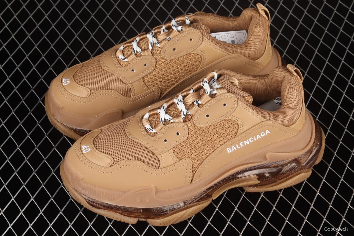 Balenciaga Triple S 3.0 full-combination nitrogen crystal outsole W2GA12706 for retro casual running shoes