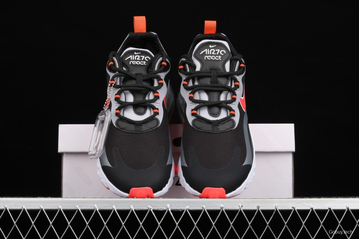 NIKE Air Max 270React new high-frequency mesh hollowing out function half-palm air cushion running shoes CT1646-001