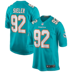 Men's Zach Sieler Aqua Player Limited Team Jersey