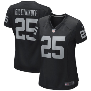 Women's Fred Biletnikoff Black Retired Player Limited Team Jersey