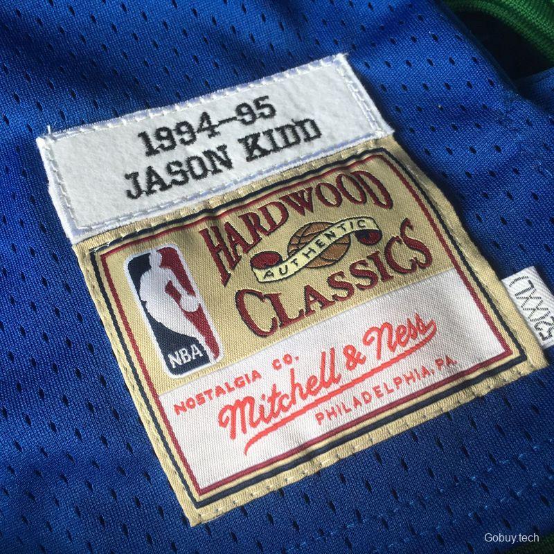 Men's Jason Kidd Blue Retro Classic Team Jersey