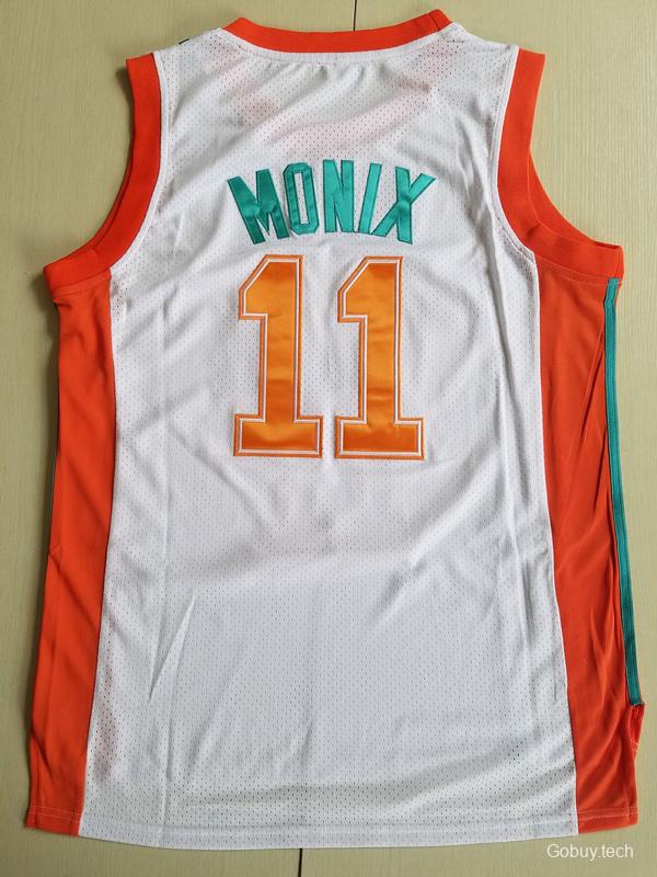Flint Tropics 11 Ed Monix Basketball Jersey Semi Pro Team