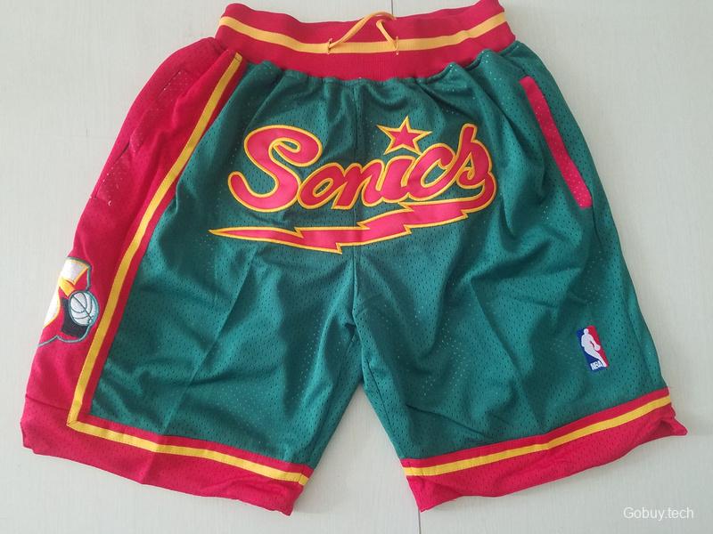 Seattle 1995-96 Throwback Classics Basketball Team Shorts