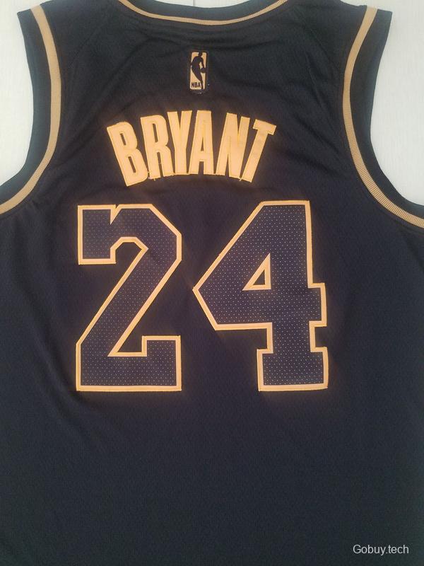 Kobe Bryant 24 Black Golden Edition Jersey