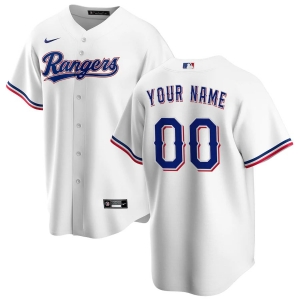 Men's White Home 2020 Custom Team Jersey