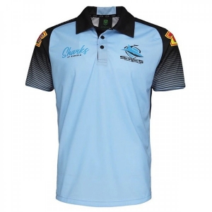 Cronulla Sharks 2021 Men's Training Rugby Polo