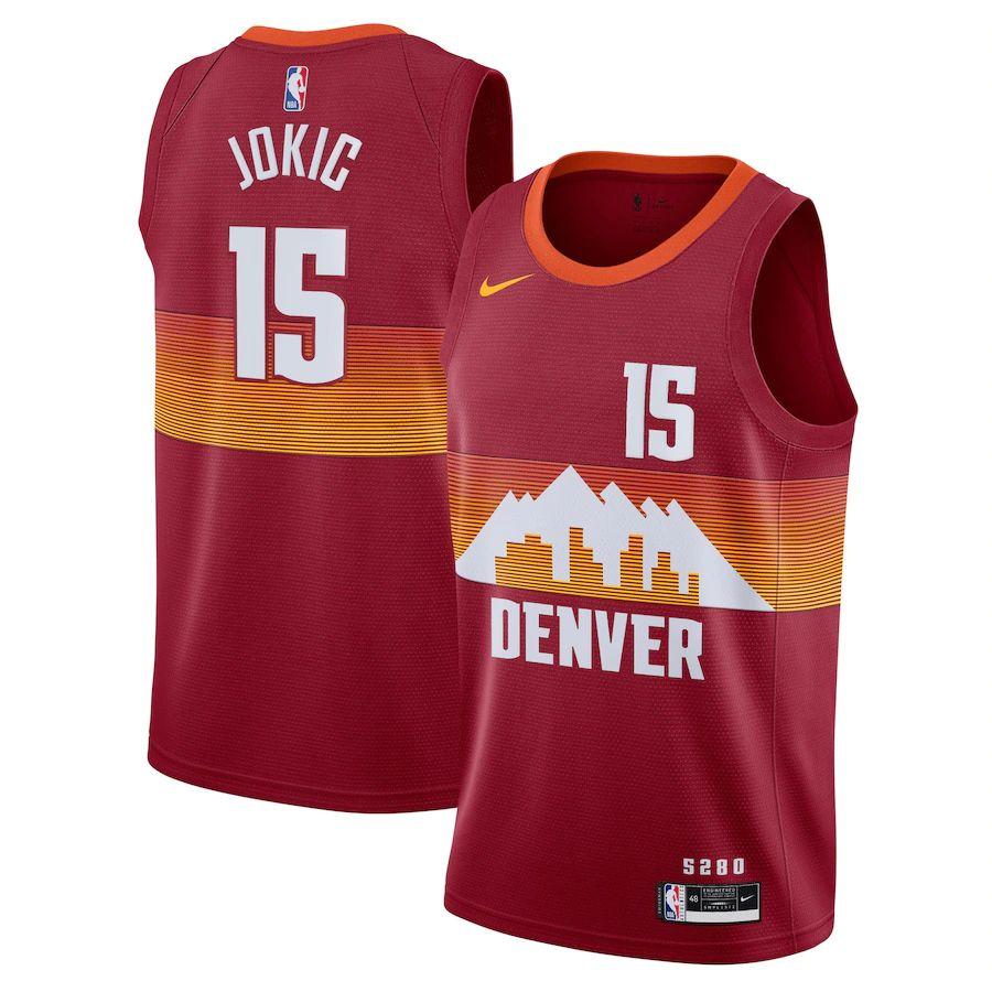 City Edition Club Team Jersey - Red - Nikola Jokic - Mens - 2020