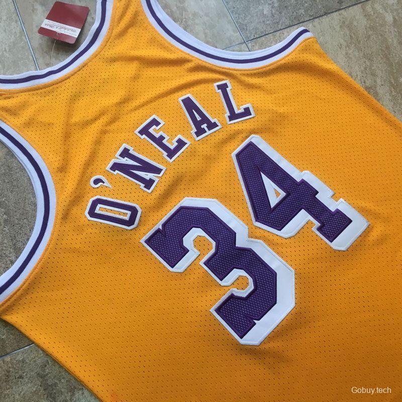 Men's Shaquille O'Neal Yellow Retro Classic Team Jersey