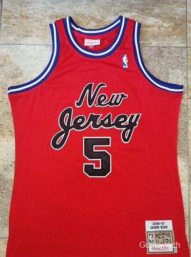 Men's Jason Kidd Red Retro Classic Team Jersey