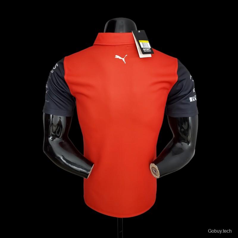 New F1 Formula One; Ferrari Racing Suit Polo Red 