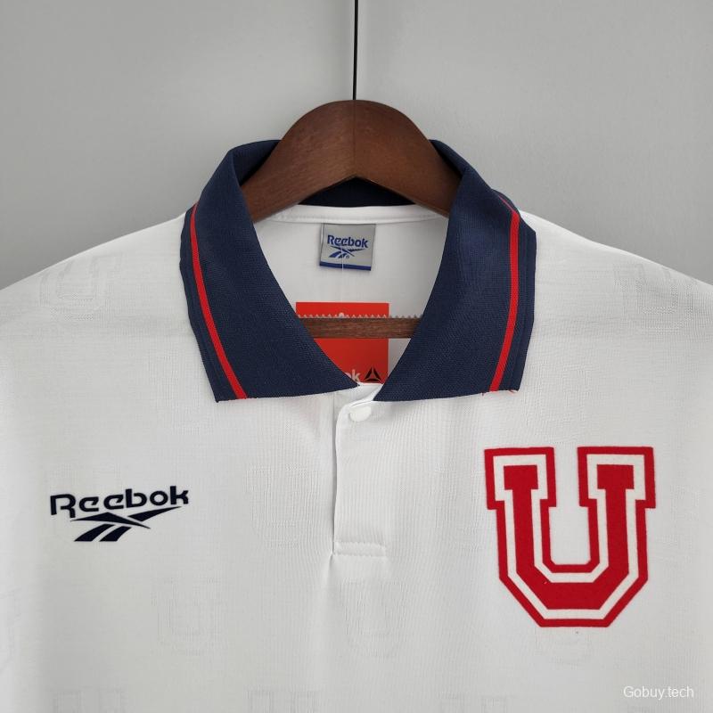 Retro Long Sleeve Universidad De Chile 1998 Home Soccer Jersey