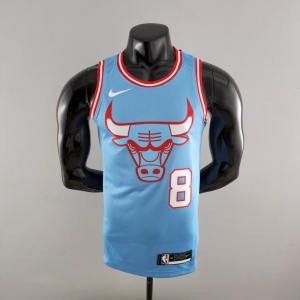 Chicago Bulls LAVINE #8 Blue NBA Jersey