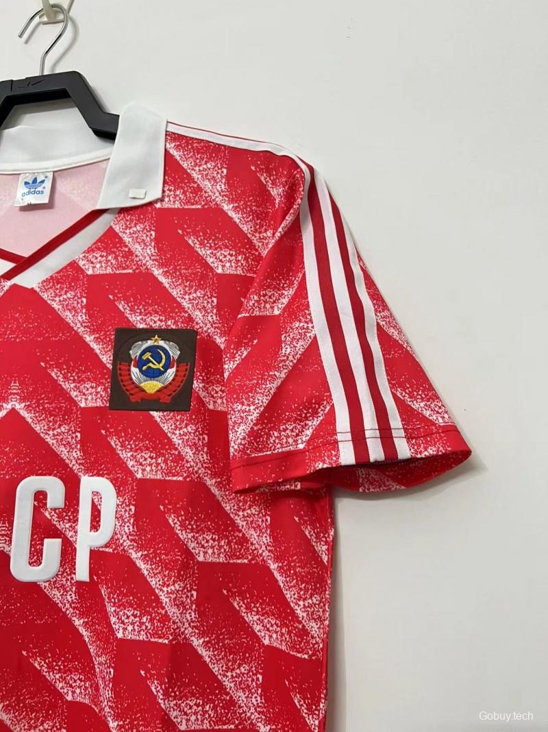 Retro 87/88 USSR Home Soccer Jersey