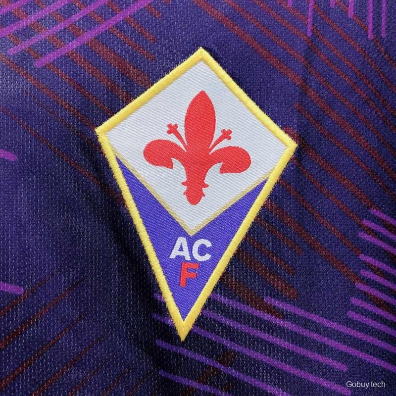 Retro 92/93 Fiorentina Home Soccer Jersey