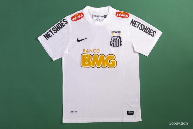 RETRO 12/13 Santos Home Soccer Jersey