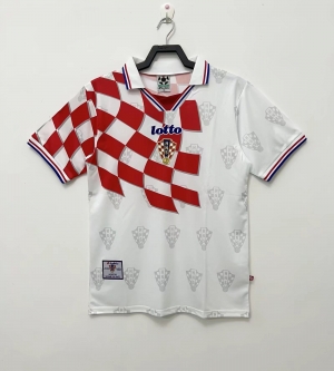 Retro 1998 Croatia Home Soccer Jersey