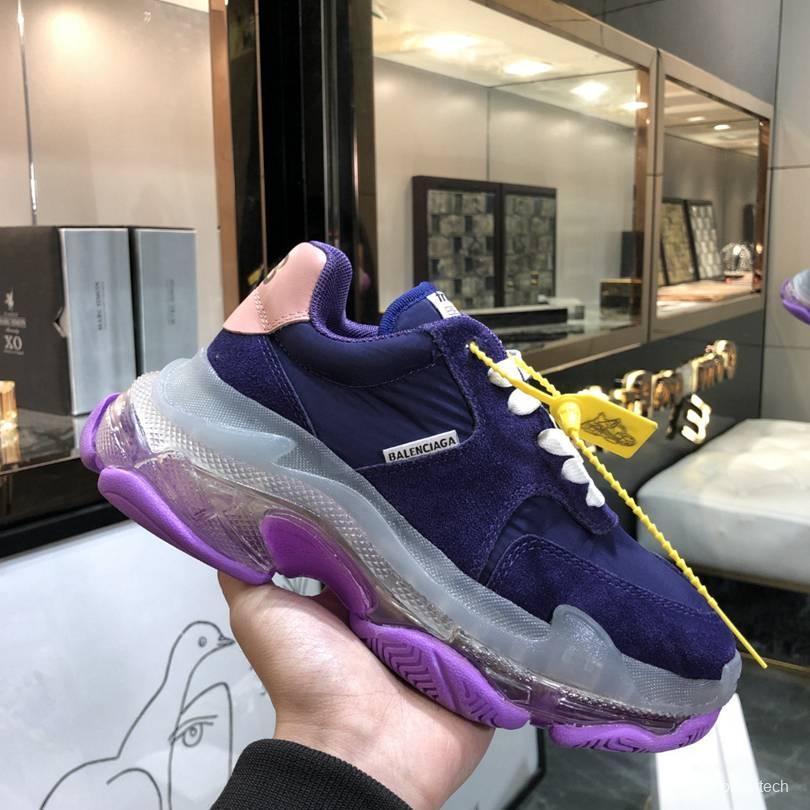 Men/Women Balenciaga Triple S Sneaker Purple