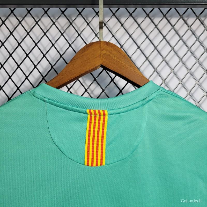 Retro 10/11 Barcelona Away Green Jersey