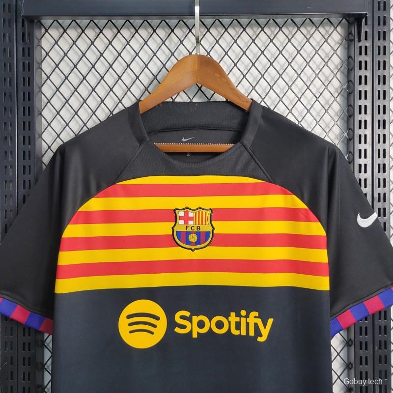 23-24 Barcelona Black Training Jersey