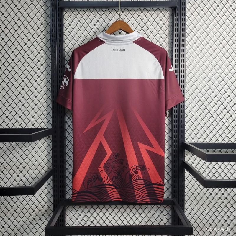 23/24 Torino Suzuki Celebrated With The Special Fujin10 Jersey